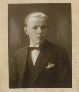 Йосип Кобів, студент Львівського університету. 1929 р.