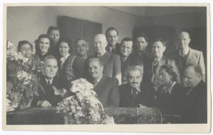 Працівники кафедри класичної філології Львівського університету. Сер. 1950-их рр.